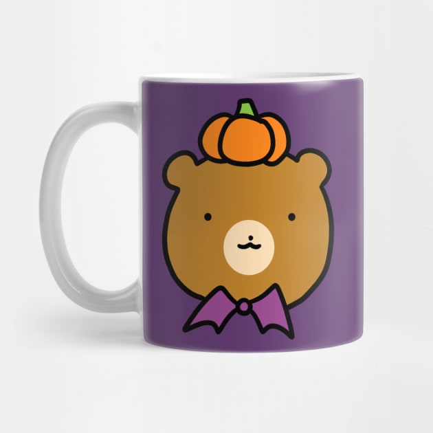 Halloween Bear Face by saradaboru